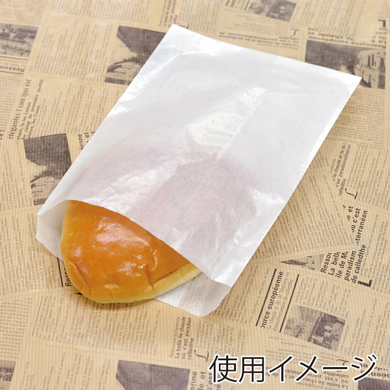 【業務用】【パン包材】大阪ポリエチレン販売　無地グラシン袋 No.3(大)　8213　210×320+13　2000枚入り