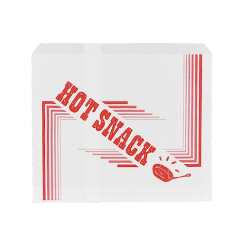 【業務用】【パン包材】大阪ポリエチレン販売　ホットスナック平袋(耐油紙) No.314(小)　8240　180×130+15　6000枚入り