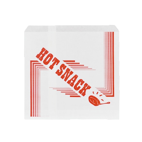 【業務用】【パン包材】大阪ポリエチレン販売　ホットスナック平袋(耐油紙) No.315(特小)　8241　100×90+15　8000枚入り