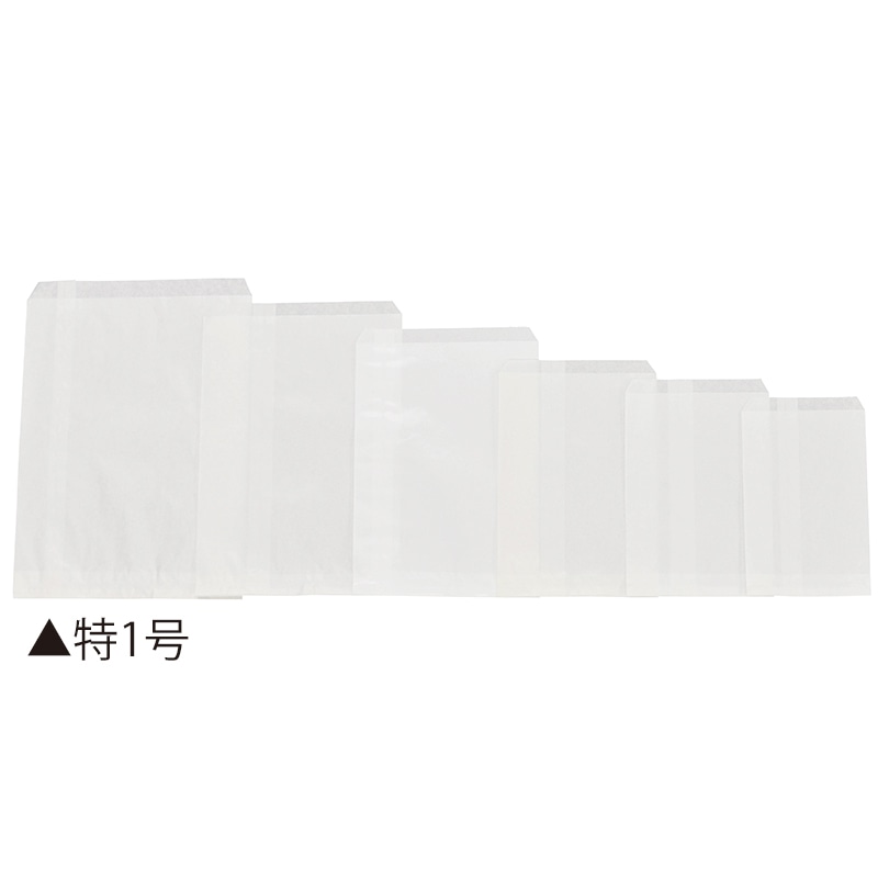 【業務用】【パン包材】大阪ポリエチレン販売　純白平袋 特1号　8253　230×305+15　2000枚入り
