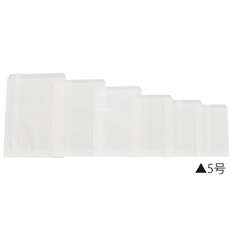 【業務用】【パン包材】大阪ポリエチレン販売　純白平袋 5号　8255　120×175+15　4000枚入り