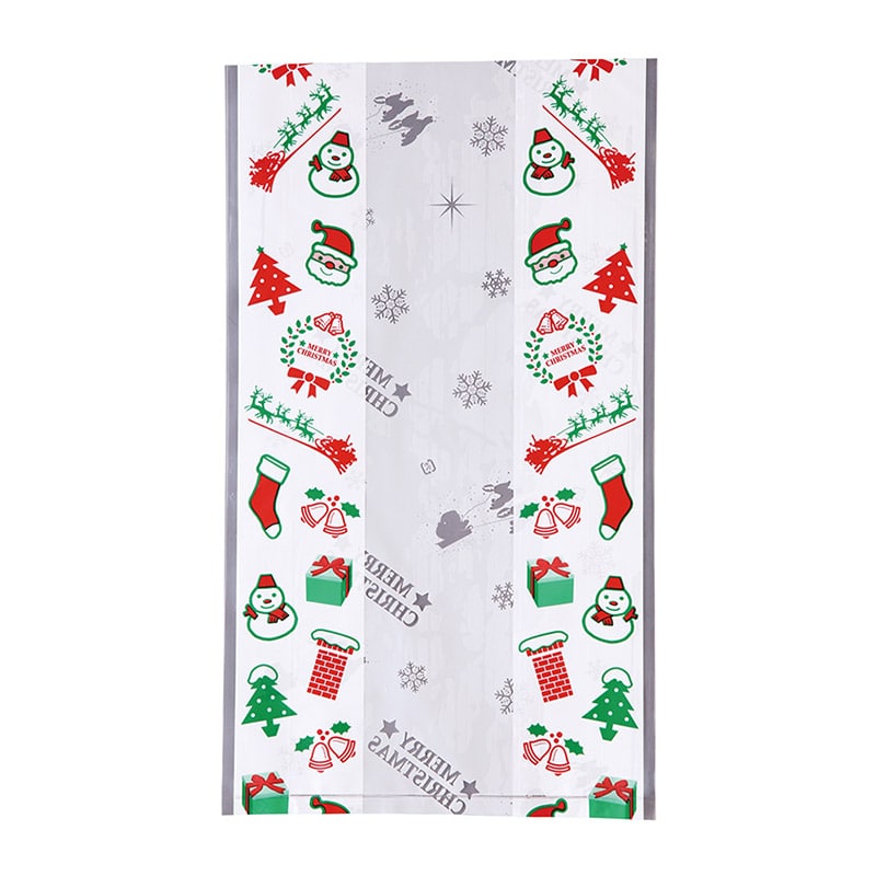 【業務用】【パン包材】大阪ポリエチレン販売　クリスマス小袋GZ　8285　IP0.03×260(正面200巾)×350GZ　100枚/ケース×11ケース