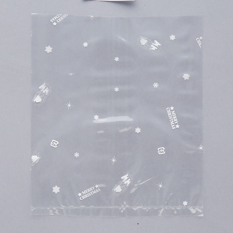 【業務用】【パン包材】大阪ポリエチレン販売　クリスマス小袋(1色)　8422　IP0.025×160×190　100枚/ケース×38ケース