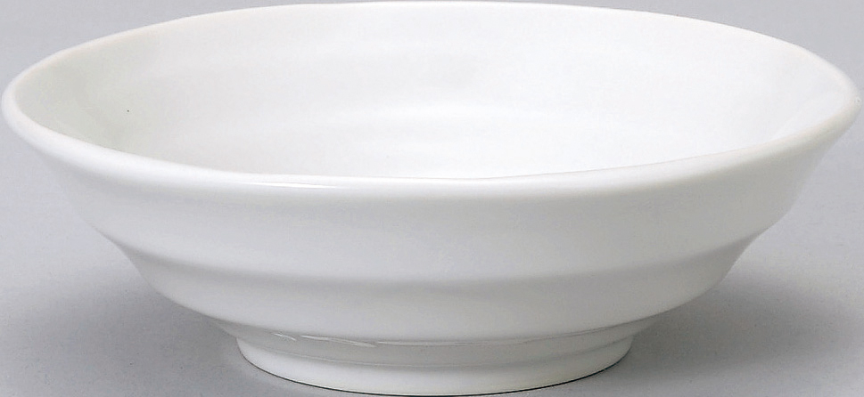 鳴門 白 17cm煮物鉢 16.7×5.2cm