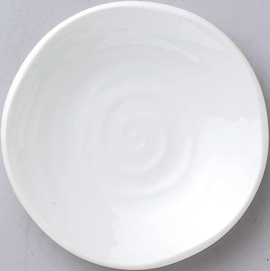 鳴門 白 14cm皿 14.4×2.3cm