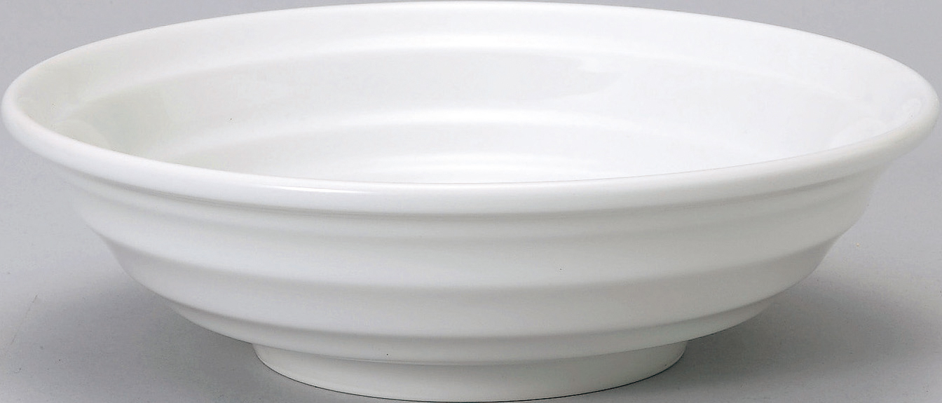 鳴門 白 24cm麺鉢 24×6.8cm・1,500cc