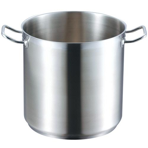 18-8 プロシェフ IH 寸胴鍋(蓋無)(目盛付)PRO CHEF 200V電磁調理器対応  底部三層鋼  計量メモリ付 内径26cm