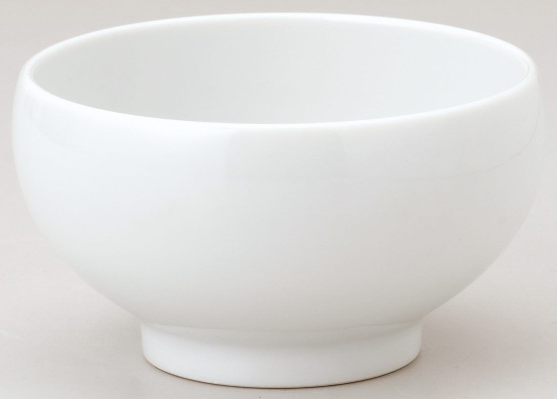 雪白 白 11cm丸丼 11×6.1cm・300cc