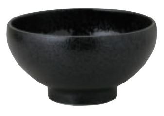 業務用 陶磁器 16cm 丼 16cm丸丼 黒耀[156×82・820cc]