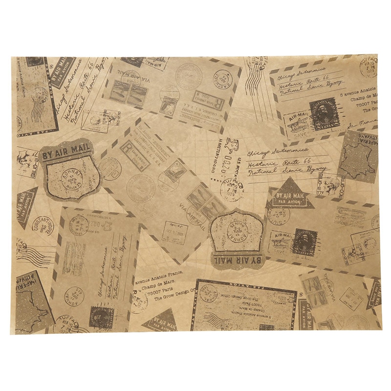 【業務用】【パン包材】大阪ポリエチレン販売　エアメールラッピングペーパー　8914　450×600　250枚/ケース×2ケース