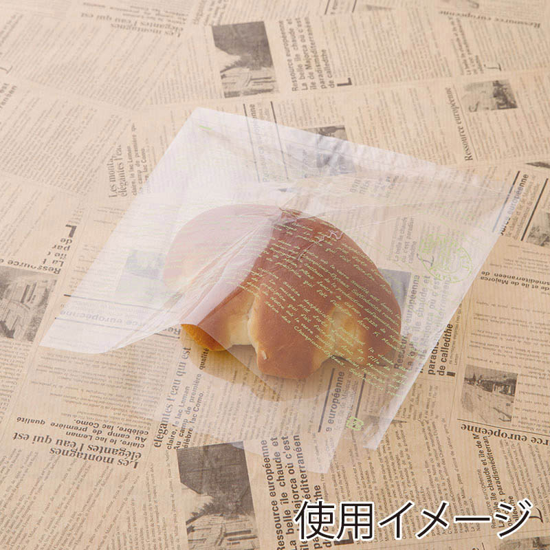 【業務用】【パン包材】大阪ポリエチレン販売　ボナペティPPサンド袋(グリーン)　8995　IP0.03×180×200　1000枚入り　透明