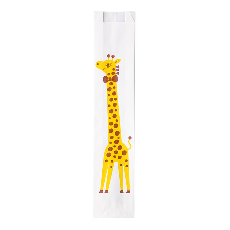 【業務用】【パン包材】大阪ポリエチレン販売　CRS-3 チュロス袋(キリン)　8997　55(マチ25)×255+13　1000枚入り