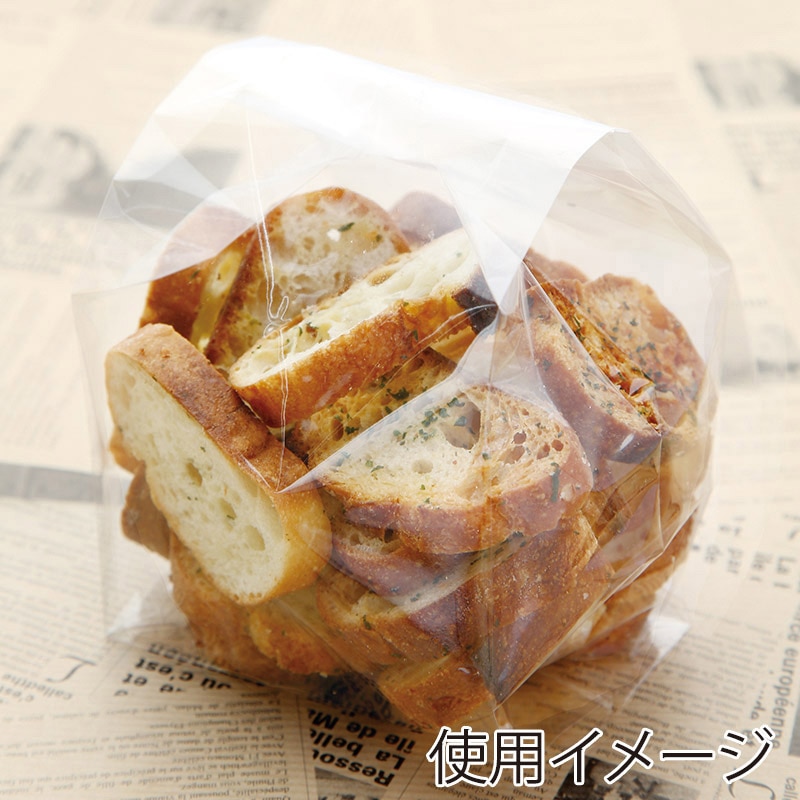 【業務用】【パン包材】大阪ポリエチレン販売　OPガゼット袋　9303　HDPE0.01×200×300　1000枚入り　透明