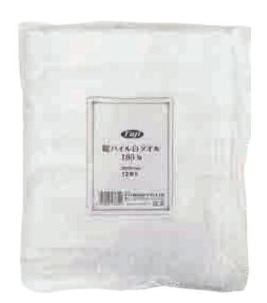 【業務用】【ケース販売】【使い捨て】尚美堂　フジナップ　総バイル白タオル180匁　93860　33×81cm　300枚(12枚×25袋)/ケース×1ケース