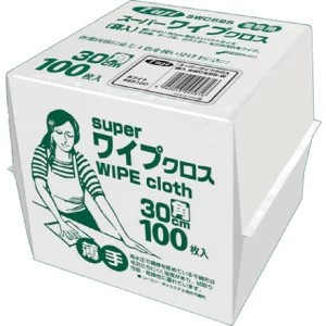 【業務用】【ケース販売】【使い捨て】尚美堂　フジナップ　フジスーパーワイプクロス薄手 ホワイト袋入　958100　30×30cm 1800枚(100枚×18袋)/ケース×1ケース　清掃 衛生用品 清掃用品 ウエス