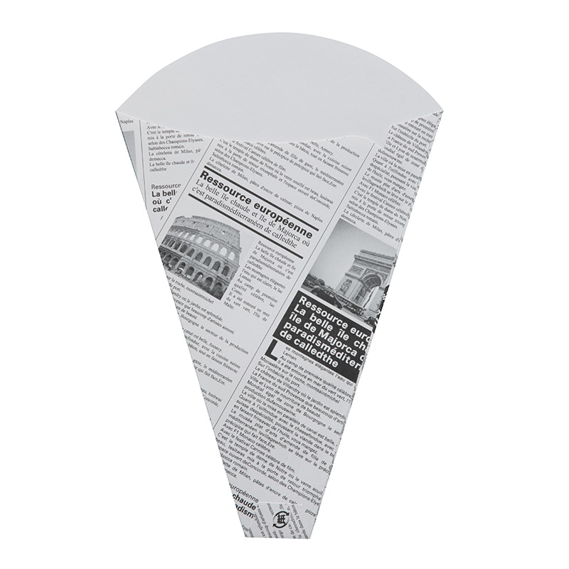 【業務用】【パン包材】大阪ポリエチレン販売　クレープ(ヨーロピアン柄)　9615　122×187　2000枚入り