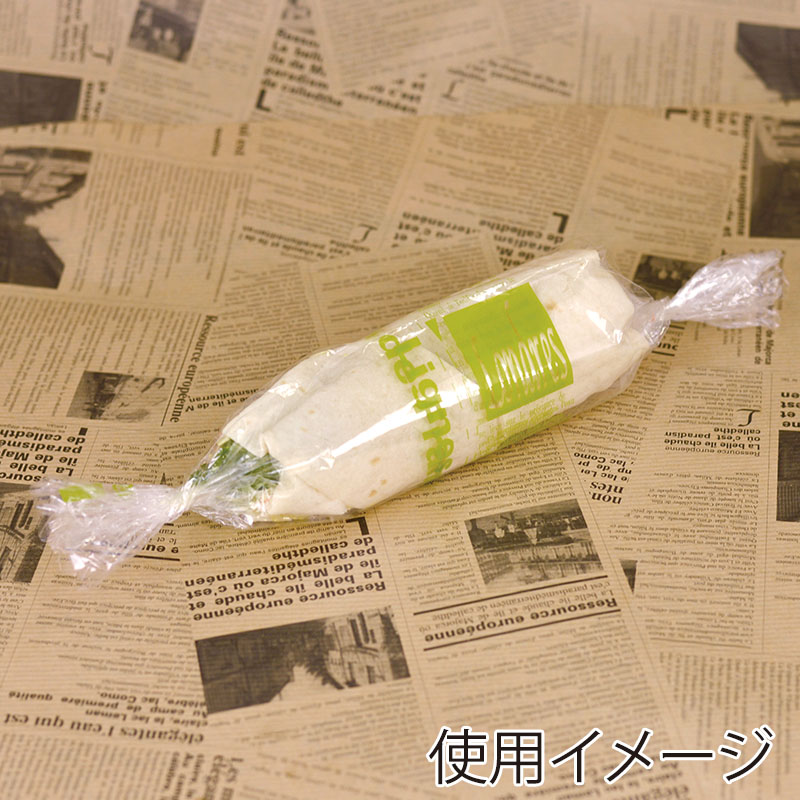 【業務用】【パン包材】大阪ポリエチレン販売　ミシン目付ホット用セロハン(ヨーロピアン柄)　9616　300×250　1000枚/ケース×2ケース