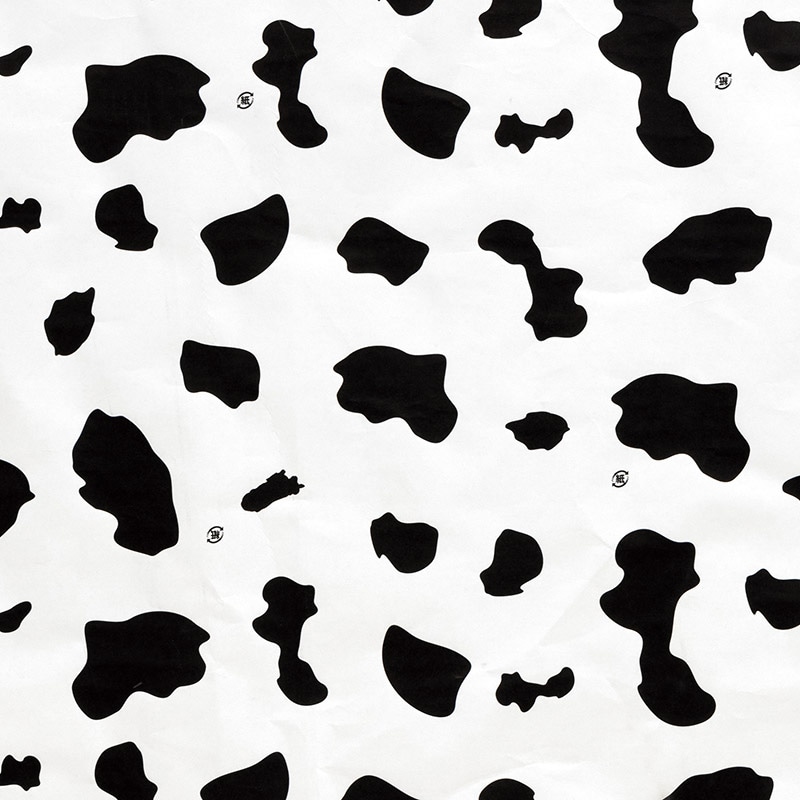 【業務用】【パン包材】大阪ポリエチレン販売　モーモー柄ラッピングペーパー 9674　300×450　2000枚入り