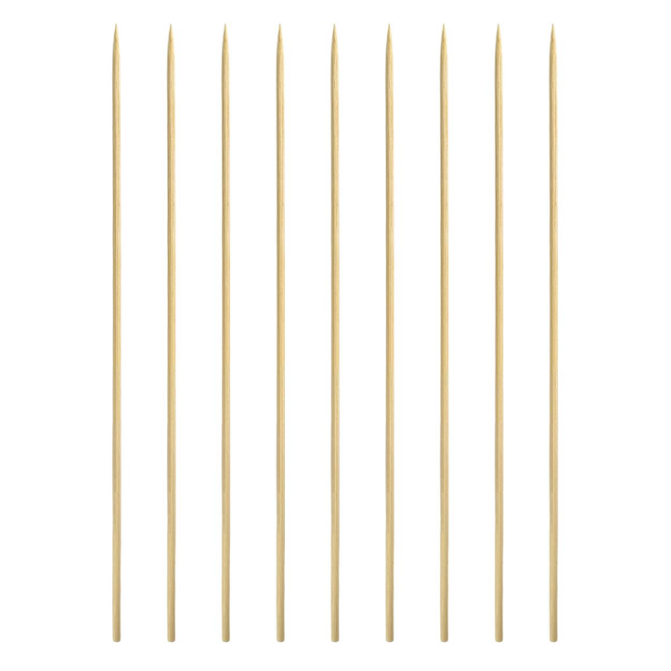 10000本入 竹串Φ2.5mm×長200mm(1000本/袋、10袋/箱)