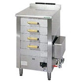 ガス式引出型蒸し器(四段式)　厨房機器　調理機器　GM-4S　W740*D750*H1010(mm) 02P06Aug16【代引き不可】