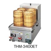 【受注生産品・送料無料・代引不可】タニコー　卓上電気蒸し器　THM-3400ET