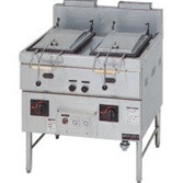 【新品・送料無料・代引不可】マルゼン　ガス餃子焼器　MGZS-087WBT　お知らせタイマー付　鍋2　本格派シリーズ　W770mm　奥行750mm