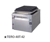 【タニコー】　電気式　自動回転たこ焼き器　レゾナコート仕様　たこ焼き玉径45mm TERO-32R-45 間口420×奥行600×高さ482mm 32個/回