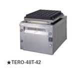 【受注生産品】タニコー　電気式自動回転たこ焼き器　レゾナコート仕様　たこ焼き玉径45mm TERO-32R-45 間口420×奥行600×高さ482mm 32個/回
