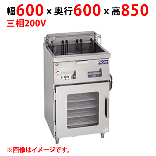 【新品/送料無料/代引不可】マルゼン電気ドーナツフライヤー MEFD-23GL(R) W600×D600×H850(mm) 三相200V