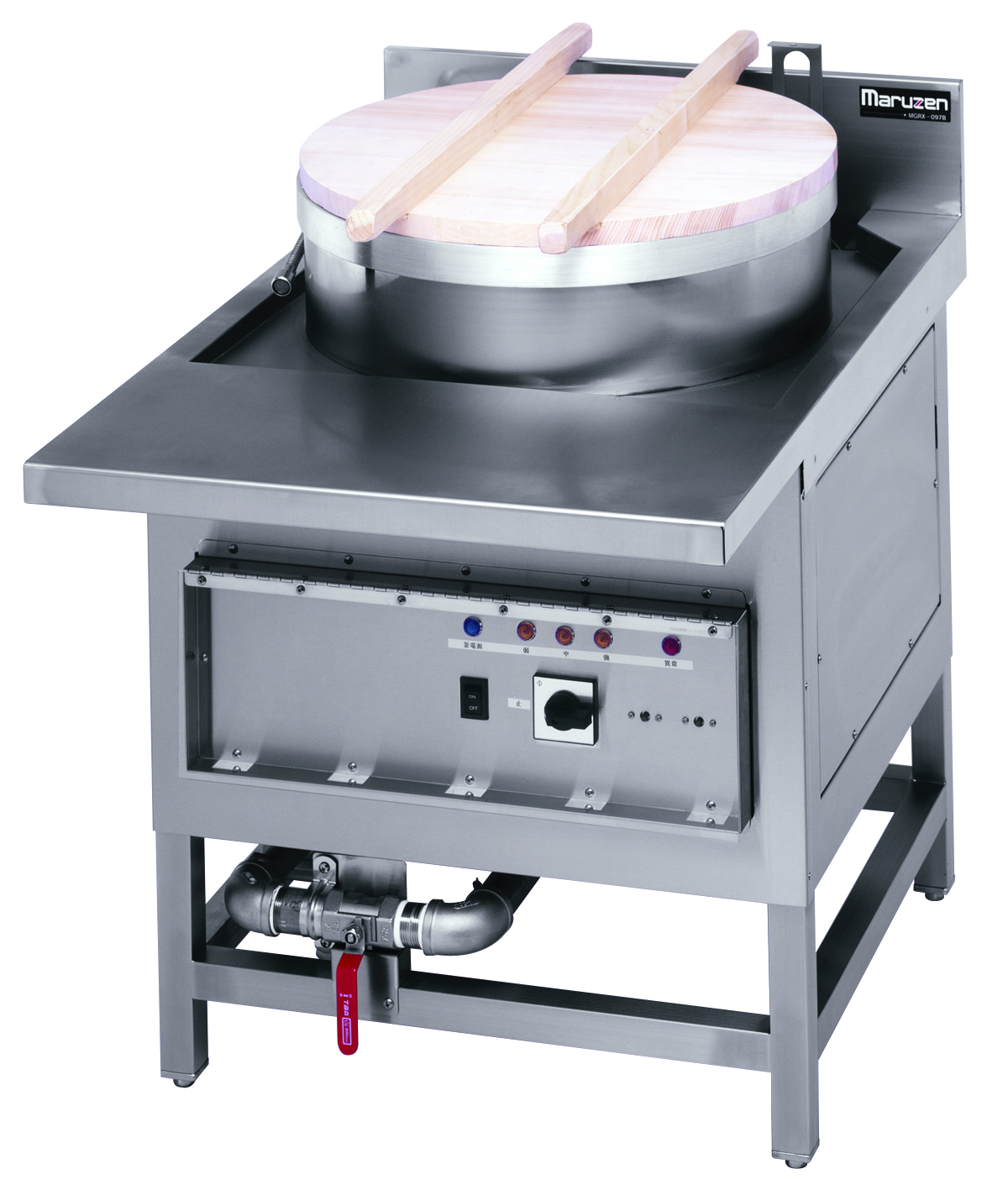 【新品・送料無料・代引不可】マルゼン 電気 うどん・そば釜 スタンダードタイプ MES-SL 700×1000×750(+バック150)(mm)
