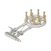【新品・代引不可・送料無料】卓上式スーパージャンボバーナー・都市ガス、LPガス　厨房機器　調理機器　MG-12R　W253*D537*H113(mm)