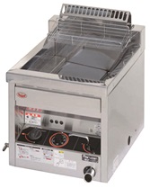 ガスフライヤー　卓上タイプ　MGF-12TJ　W400*D500*H400(mm)