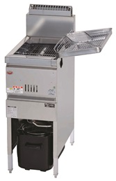 ガスフライヤー　一槽式　MGF-13K　W330*D600*H800(mm)