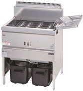 ガスフライヤー　一槽式　MGF-30K　W680*D600*H800(mm)