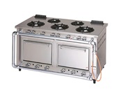【新品・送料無料・代引不可】マルゼン デラックスタイプガスレンジ　厨房機器　調理機器　MGRD-157D　W1500*D750*H800(mm)