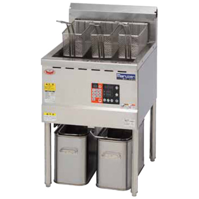 【新品/送料無料/代引不可】マルゼン 低周波電磁フライヤー ファーストフードタイプ 32L 1槽式  MIF-23FD