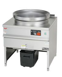 【新品/送料無料/代引不可】マルゼンIH丸型フライヤー MIF-500 W750×D750×H725 18L　三相200V