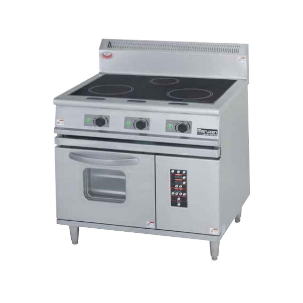 【新品・送料無料・代引不可】マルゼン 電磁調理器 MIR-097XB IHレンジ コンベクションオーブン搭載 W900*D750*H850(mm)