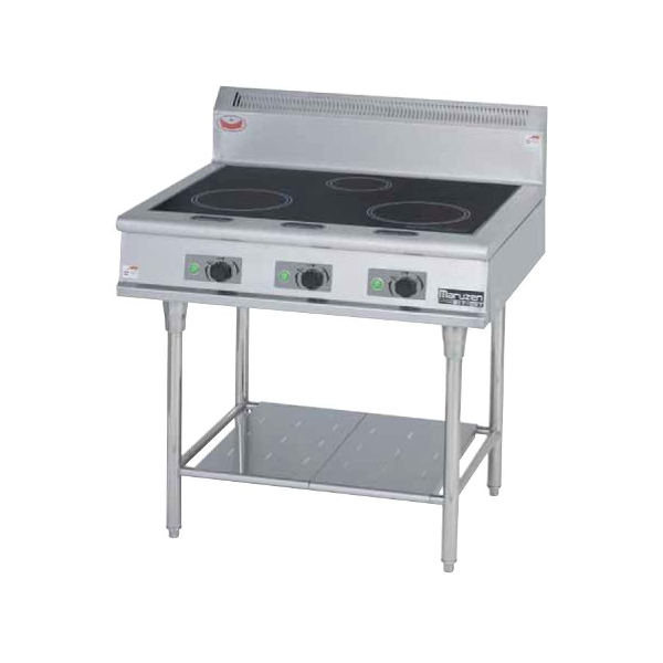 【新品・送料無料・代引不可】マルゼン 電磁調理器 MIT-097B IHテーブル W900*D750*H850(mm)