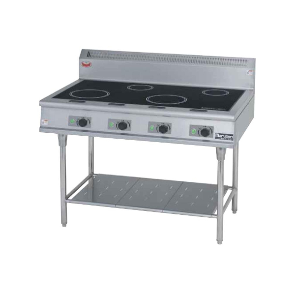 【新品・送料無料・代引不可】マルゼン 電磁調理器 MIT-127B IHテーブル W1200*D750*W850(mm)