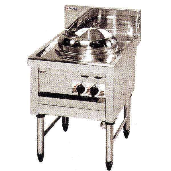 【新品・送料無料・代引不可】マルゼン デラックスタイプ 中華レンジ 内管式 1口(イタメ) MR-511 W580*D750*H720(mm)