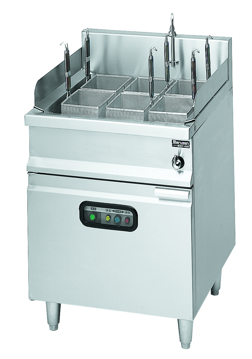 【新品・送料無料・代引不可】マルゼン 電気冷凍麺釜 MREF-056 550×600×800(+バック150)(mm)