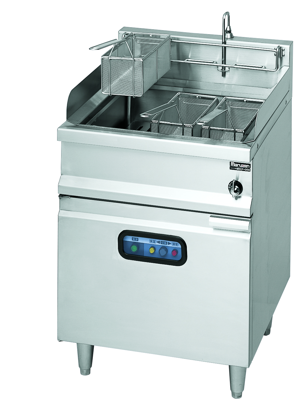 【新品・送料無料・代引不可】マルゼン 電気 スパゲティ釜 MREP-066 600×600×800×150mm