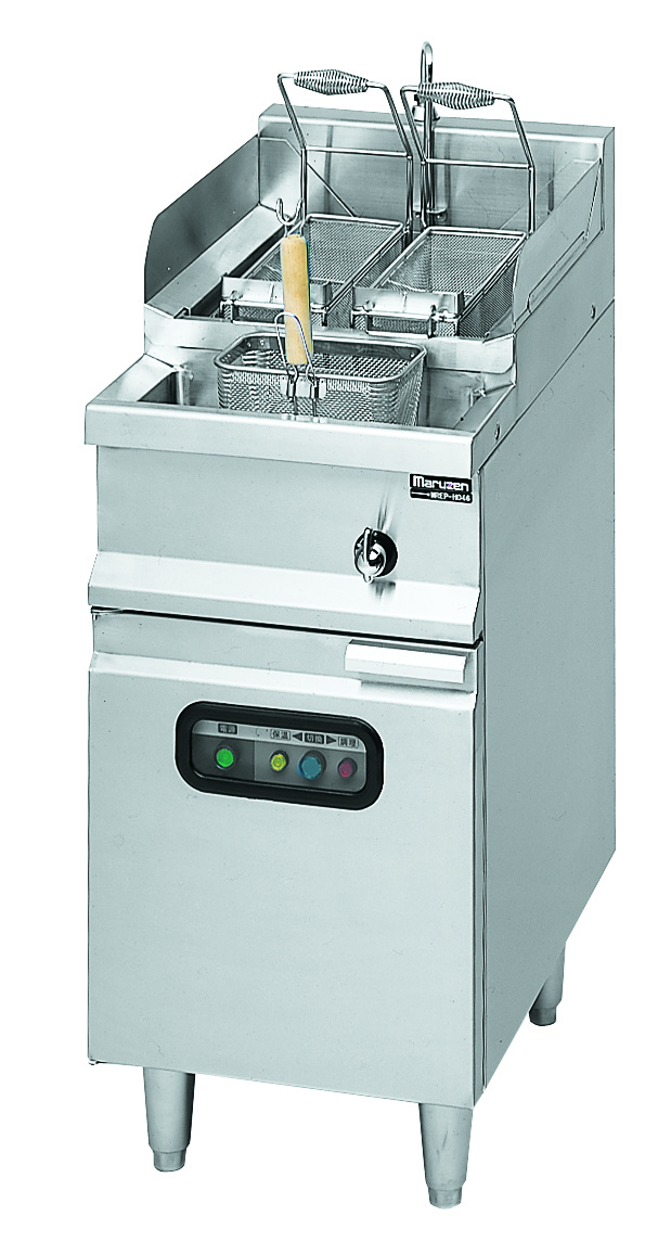 【新品・送料無料・代引不可】マルゼン 電気 スパゲティ釜(反転カゴタイプ) MREP-H046 400×600×800×150mm