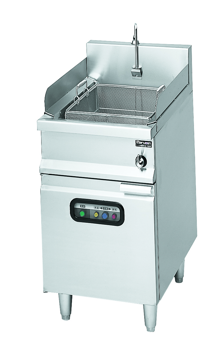 【新品・送料無料・代引不可】マルゼン 電気式うどん釜 MREU-046 450×600×800(バック+150)(mm)