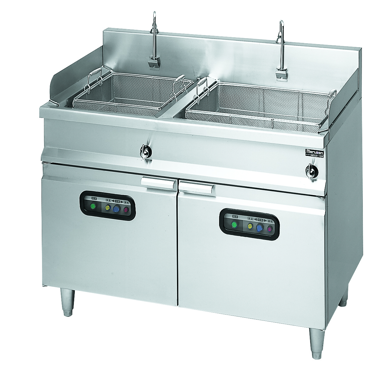 【新品・送料無料・代引不可】マルゼン 電気式うどん釜 MREU-106 1050×600×800(+バック150)(mm)