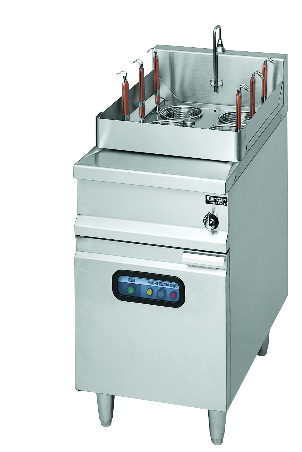 【新品・送料無料・代引不可】マルゼン 電気ゆで麺機 ラーメン釜 MREY-06 450×600×800(バック150)(mm)