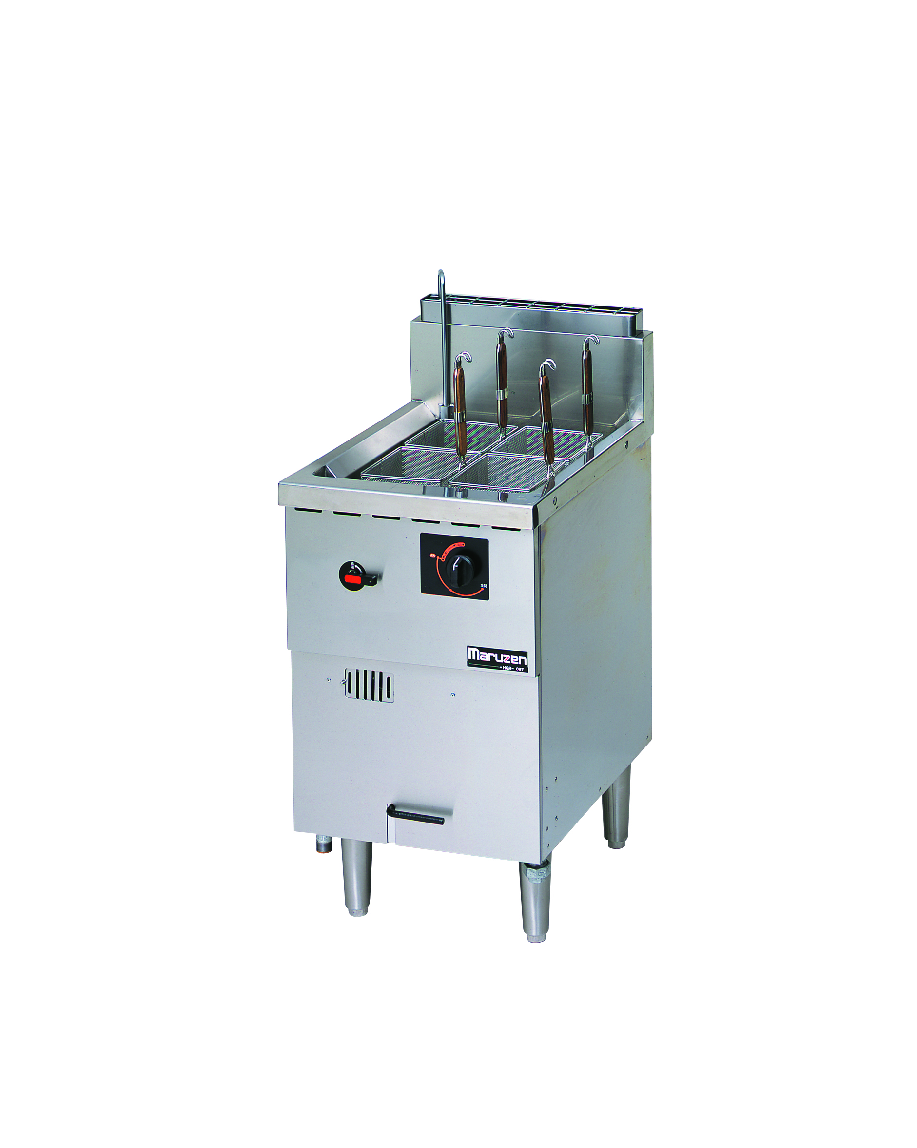 【新品・送料無料・代引不可】マルゼン ガス冷凍麺釜(自動点火) MRF-046C 450×600×800(mm)