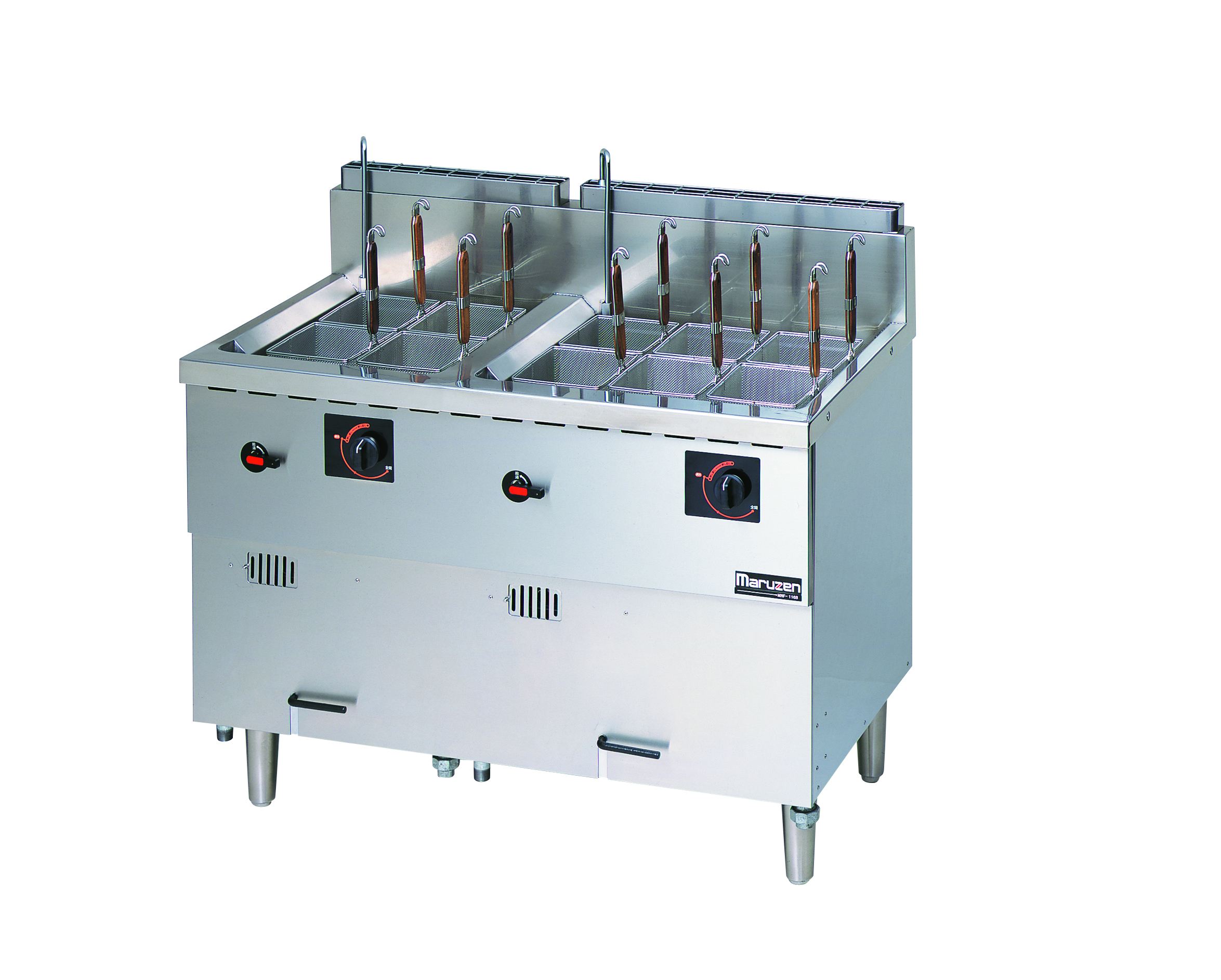 【新品・送料無料・代引不可】マルゼン ガス冷凍麺釜(自動点火) MRF-106C 幅1050×奥行600×高さ800(mm)