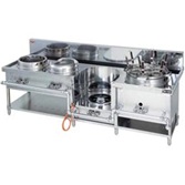 外管式中華レンジ　・イタメ、スープ、麺(フリザル)厨房機器　調理機器　MRS-174E　W2250*D750*H720(mm)